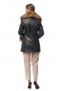 Женская кожаная куртка из натуральной кожи с воротником, отделка енот 8014737-3