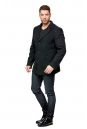 Мужское пальто из текстиля с капюшоном 8017316-5