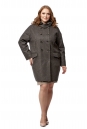 Женское пальто из текстиля с капюшоном 8019578