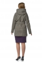 Женское пальто из текстиля с капюшоном 8021109-3