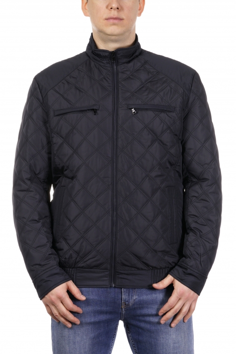 Куртка мужская из текстиля с воротником 8021534