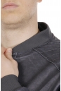 Мужская кожаная куртка из эко-кожи с воротником 8021857-14