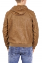 Мужская кожаная куртка из эко-кожи с капюшоном 8021860-7