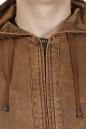 Мужская кожаная куртка из эко-кожи с капюшоном 8021860-11