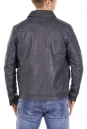 Мужская кожаная куртка из эко-кожи с воротником 8021861-14