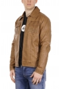 Мужская кожаная куртка из эко-кожи с воротником 8021862-11