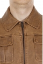 Мужская кожаная куртка из эко-кожи с воротником 8021862-13
