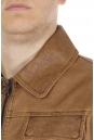Мужская кожаная куртка из эко-кожи с воротником 8021862-14