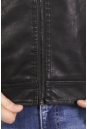 Мужская кожаная куртка из эко-кожи с воротником 8021870-3