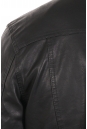 Мужская кожаная куртка из эко-кожи с воротником 8021870-4
