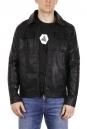 Мужская кожаная куртка из эко-кожи с воротником 8021870-10