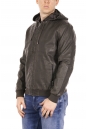 Мужская кожаная куртка из эко-кожи с капюшоном 8021873-7