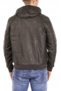 Мужская кожаная куртка из эко-кожи с капюшоном 8021873-8