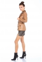 Женская кожаная куртка из натуральной кожи с воротником 8022665-7