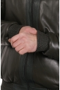 Мужская кожаная куртка из натуральной кожи на меху с воротником 8022844-13